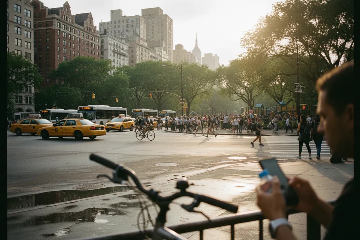 Realistic NYC scene for NYC Air Quality Guide for Outdoor Plans and Park Days