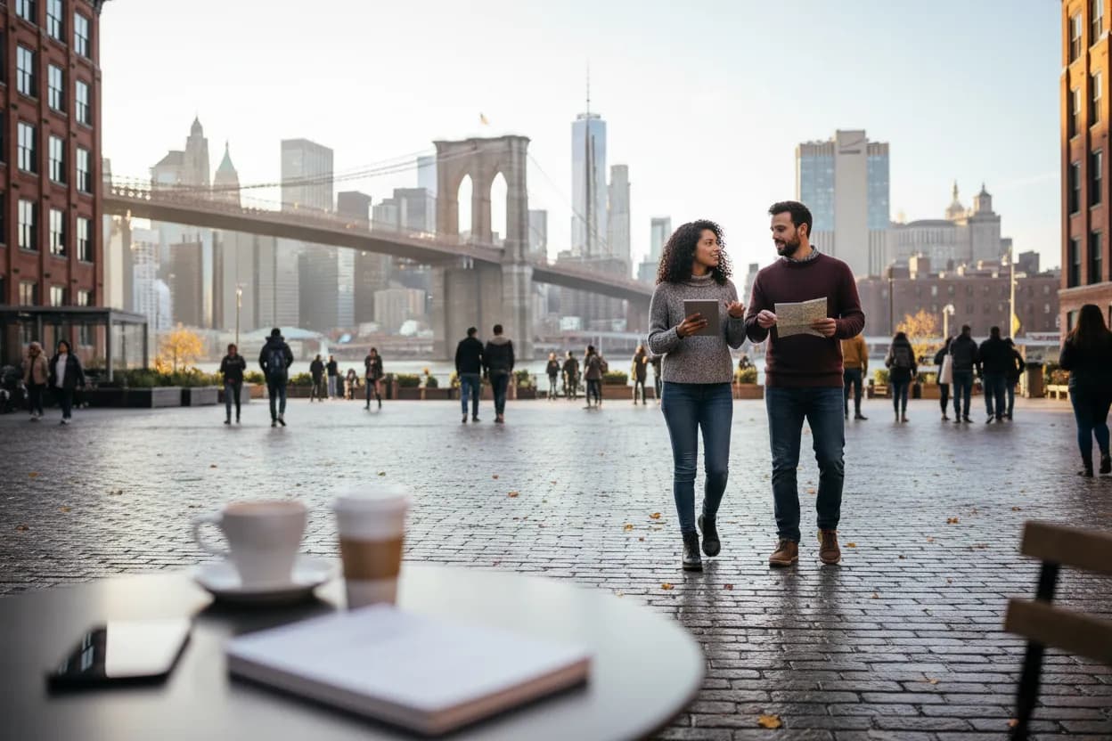 Practical city scene for NYC DOE Calendar Guide for Family Weekend Planning