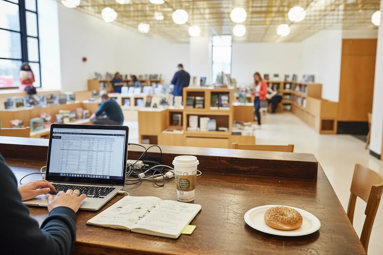 Editorial detail for Central Library Business Desk Check for Brooklyn Freelancers Between Gigs