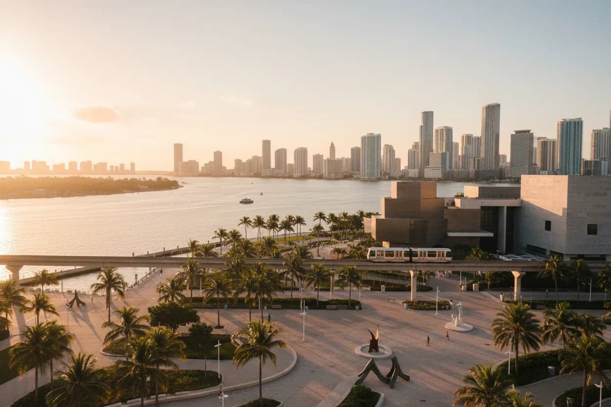 Realistic city scene for federal voter id legislation debate: A Useful Miami City Guide