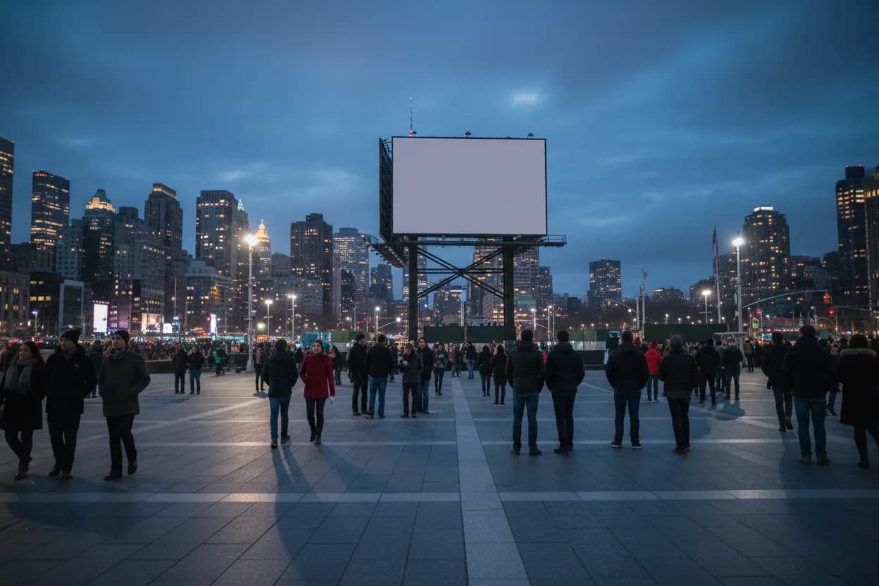 Realistic city scene for sky vs storm: A NYC Sports and Social Plan
