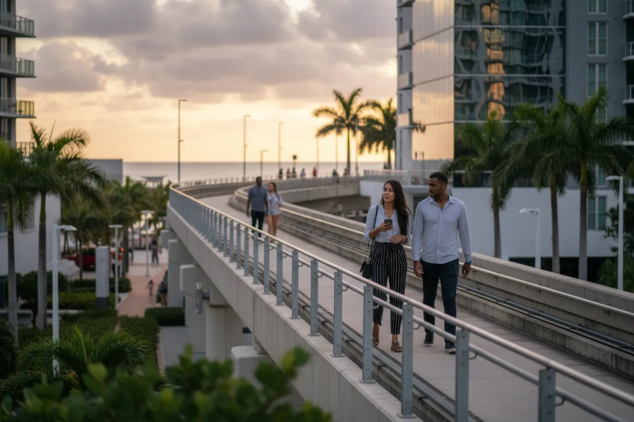 Practical city scene for Casa Neos Miami Guide for Waterfront Dinner Reservations
