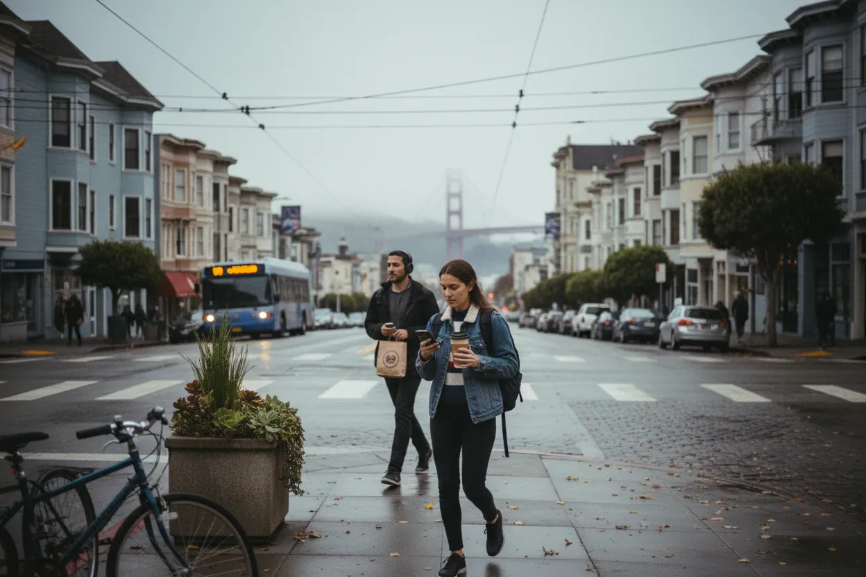 Practical city scene for SF Chick-fil-A Near Me: Breakfast Search and Alternatives