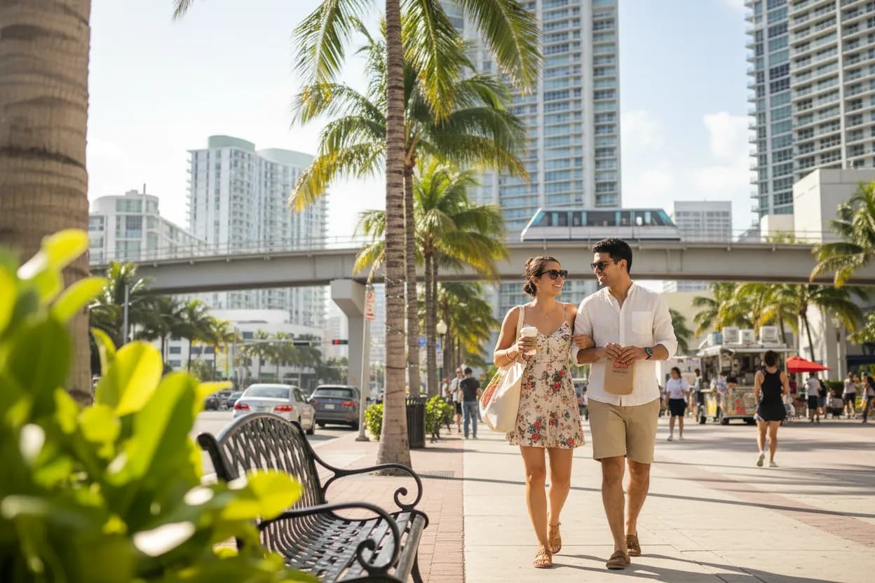 Practical city scene for Miami Things to Do This Weekend for Food-Led Plans