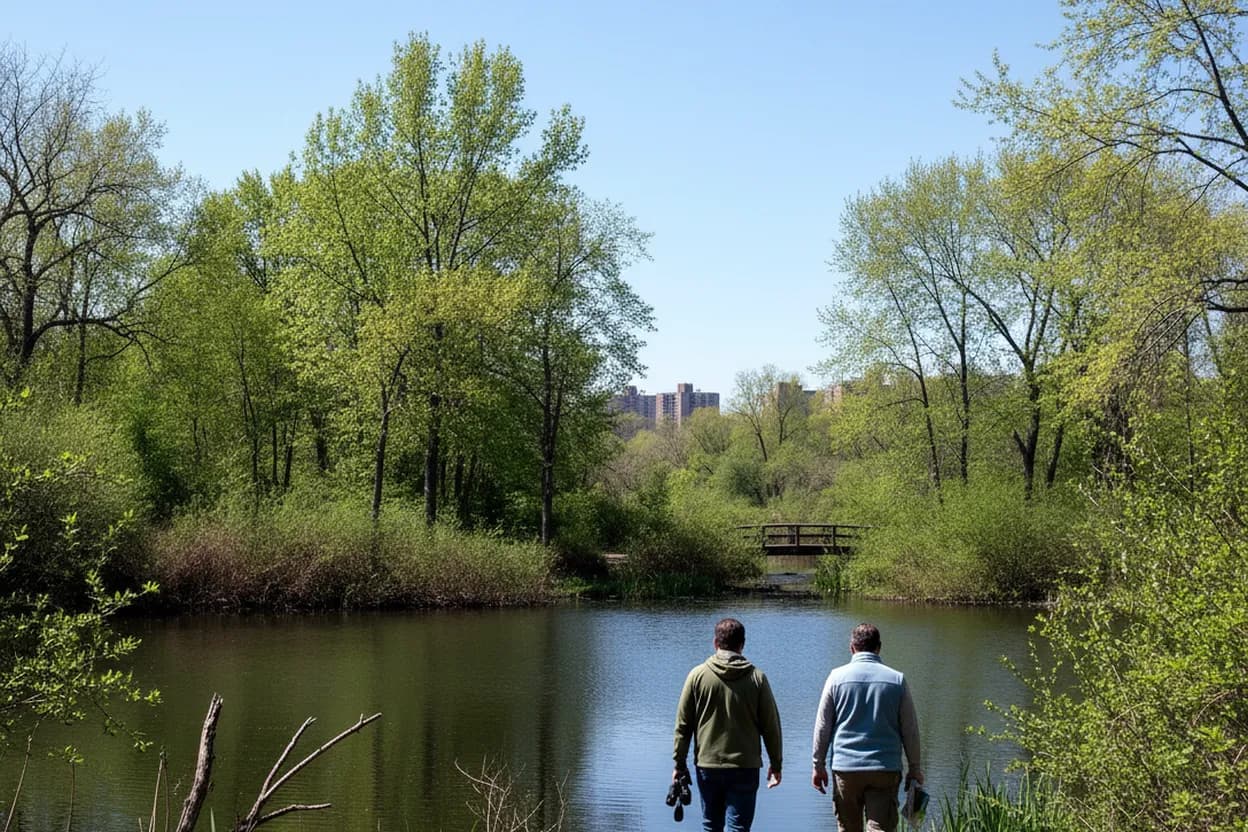 Cover scene for Queens County Bird Club Walk: A Low-Cost Nature Plan for Careful Beginners