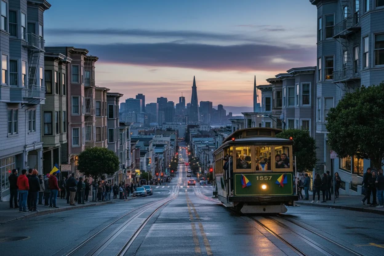 Realistic city scene for columbus vs pumas unam: How to Plan a San Francisco Viewing Night