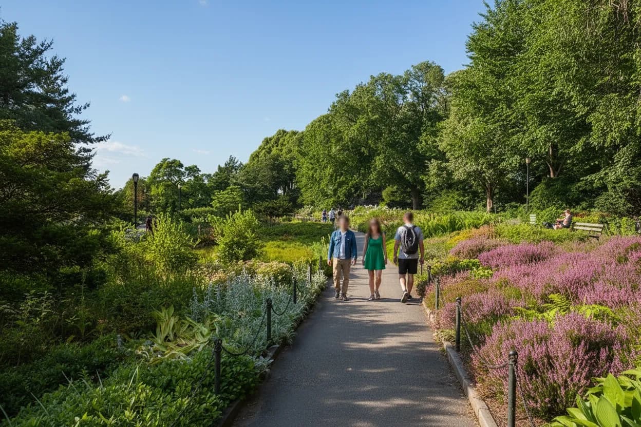 Cover scene for Fort Tryon Heather Garden Benches When You Need Free Shade, Not Museum Time