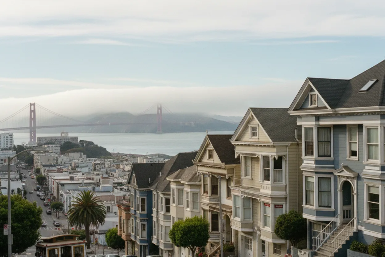 Realistic city scene for lars nootbaar: Free San Francisco Culture and Outdoor Plan