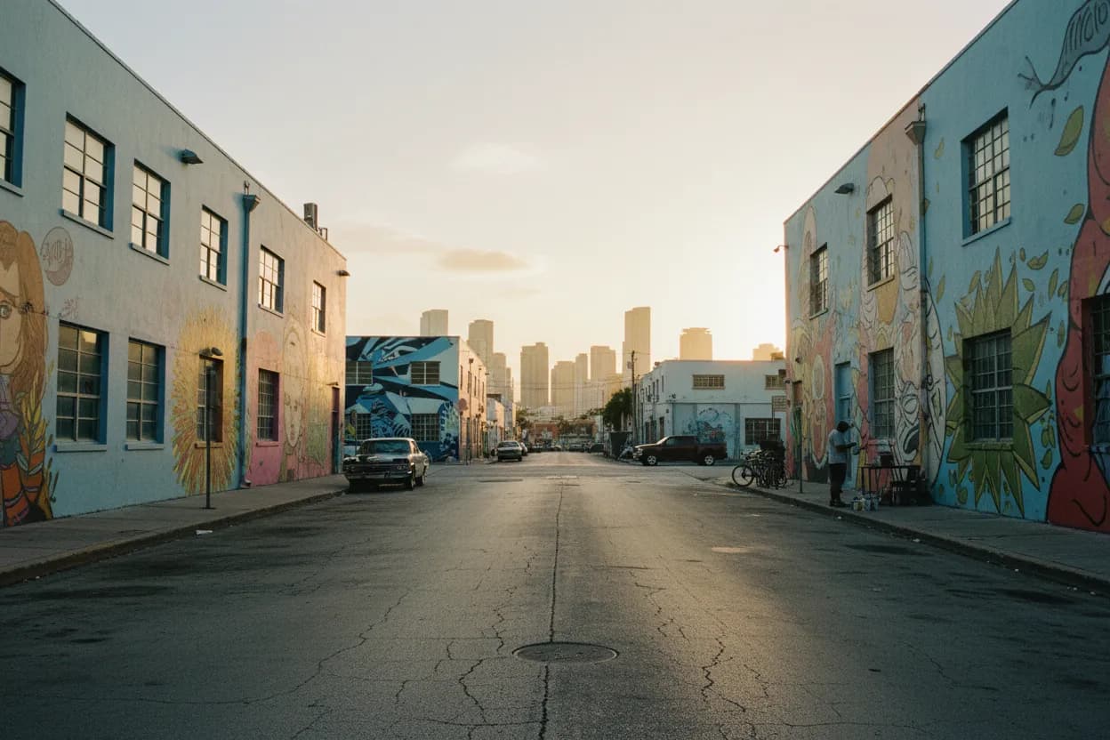 Realistic city scene for robert gilman: A Quieter Miami Culture Route
