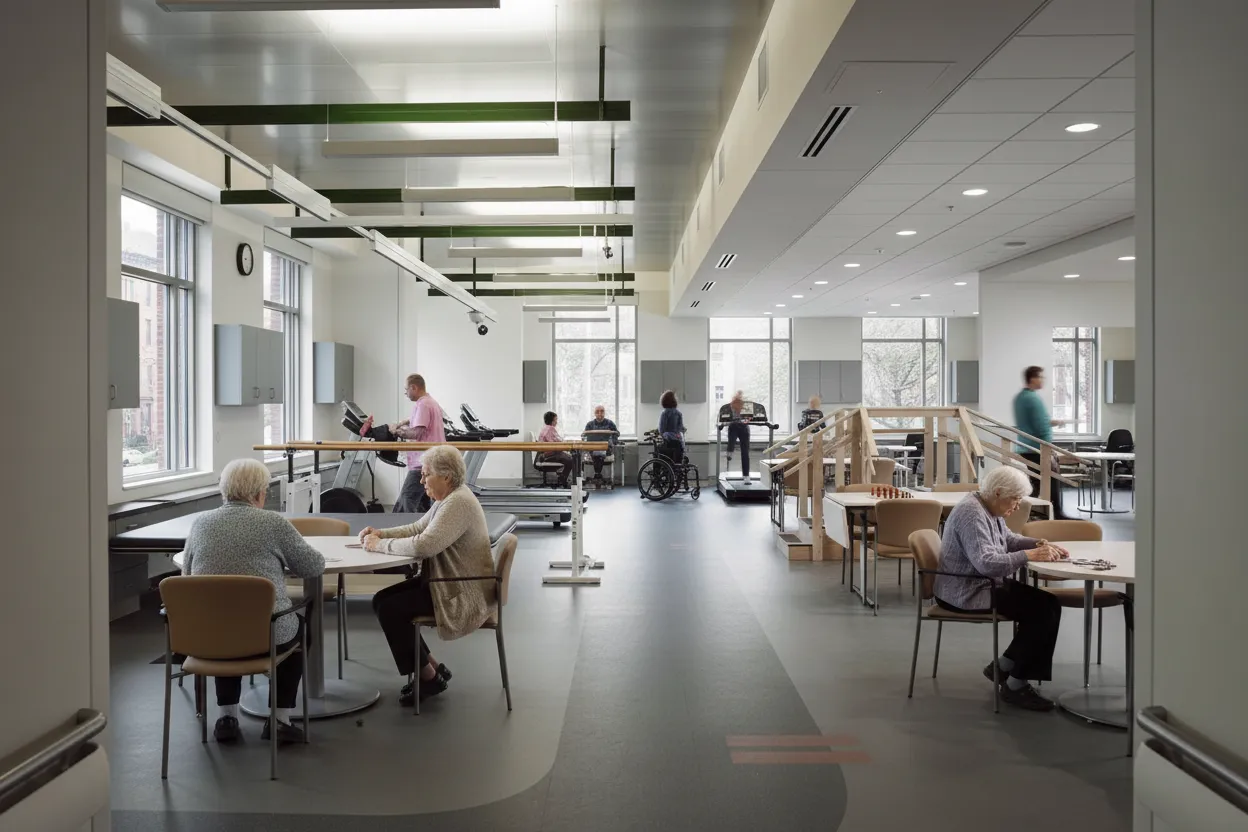 Cover scene for NYC Healthcare System: How 'Mitch McConnell Rehab Status' Highlights Geriatric Care Needs