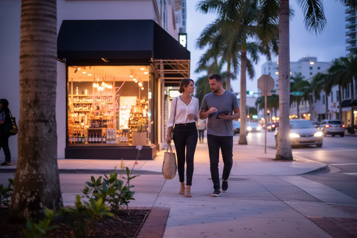 Practical city scene for Miami Total Wine Near Me for Party Planning