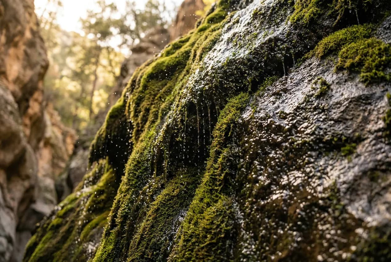 Escondido Falls in Malibu, Los Angeles — scene photograph