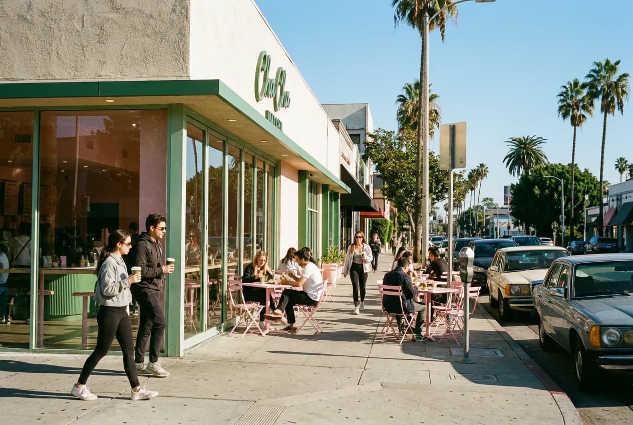 Cha Cha Matcha in West Hollywood, Los Angeles — cover photograph