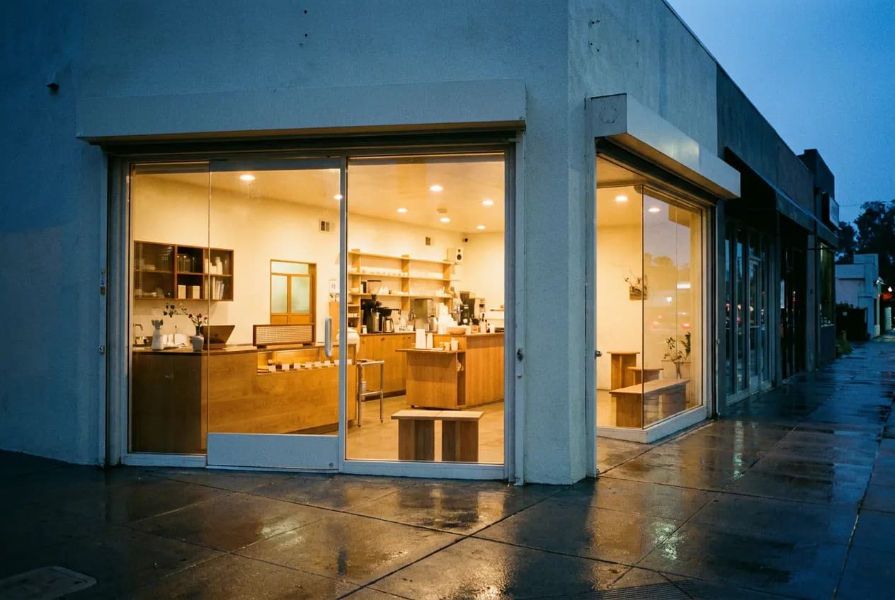 Maru Coffee in Los Feliz, Los Angeles — cover photograph