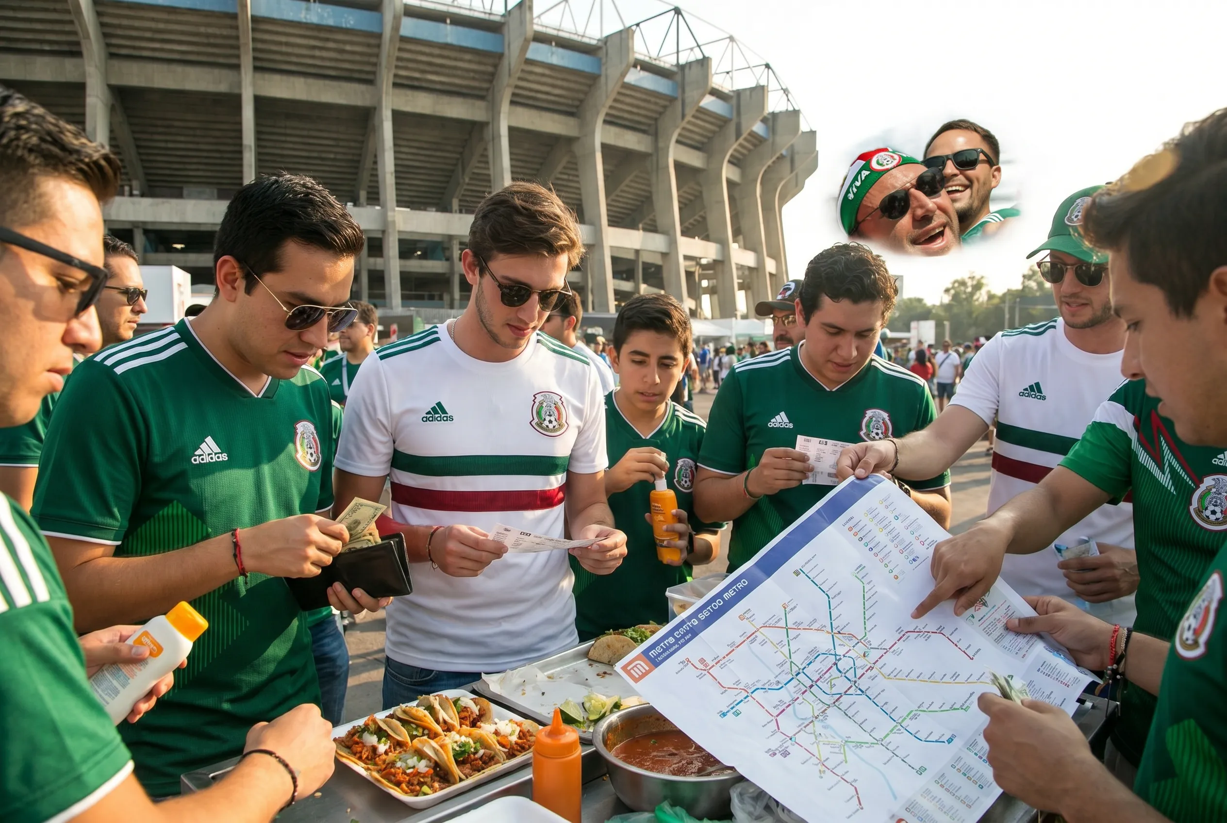 A bright practical scene for liga mx fan guide to mexico city stadium.