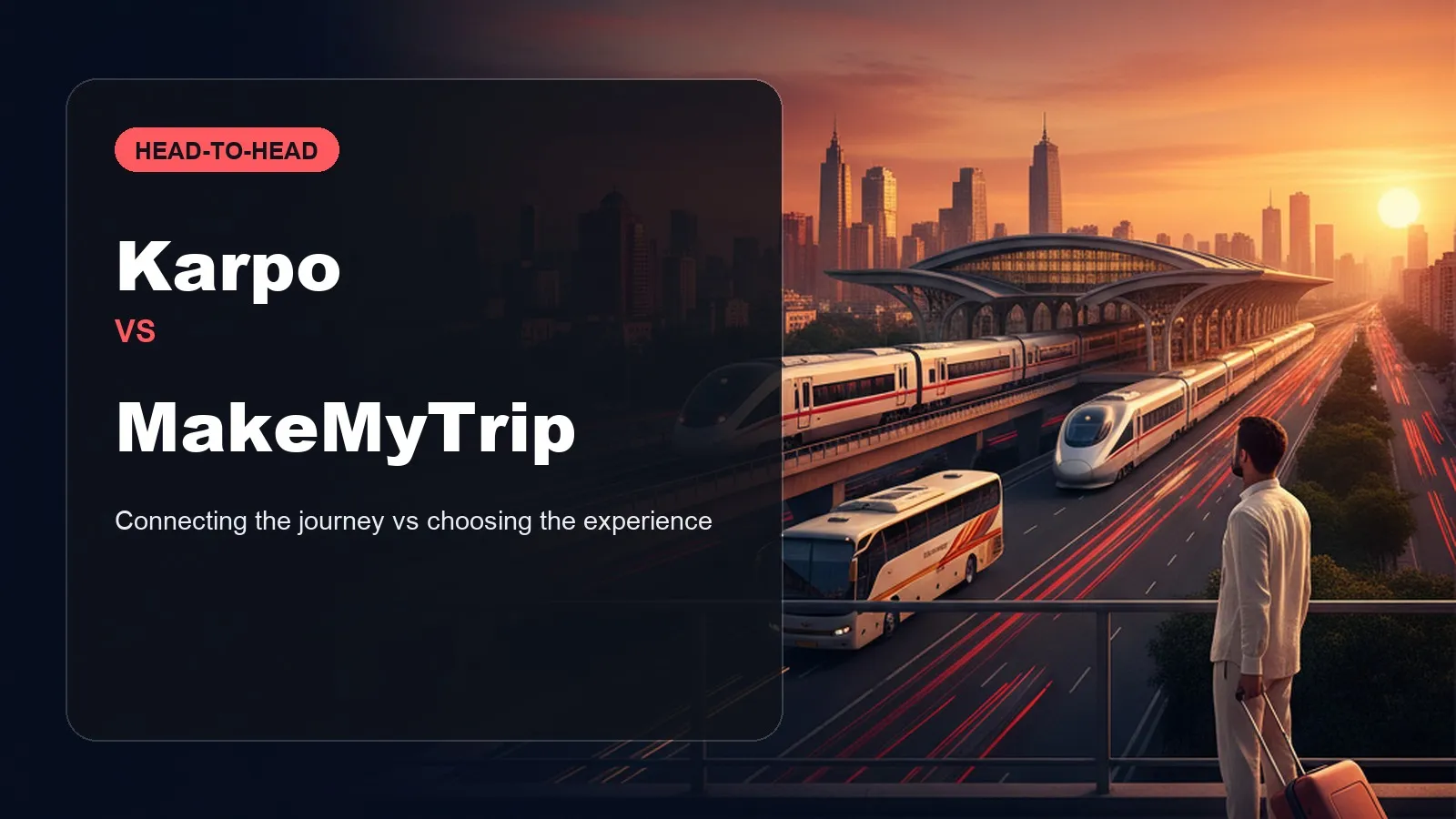 Editorial comparison of Karpo and MakeMyTrip
