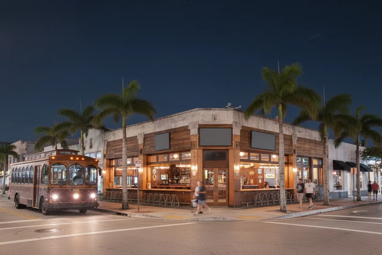 Cover scene for Miami Bars for Engaging Fantasy Television Discussion Nights Out