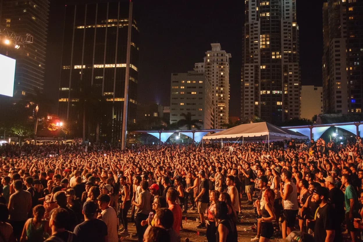 Miami experience scene for Miami Venues: Discovering Local Artists Inspired by Chris Brown's Style