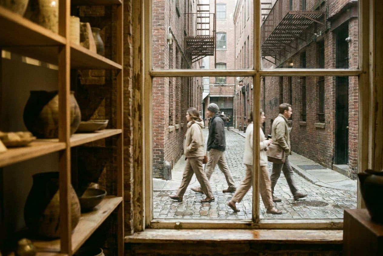 The Museum Inside a Freight Elevator Shaft in Tribeca - scene