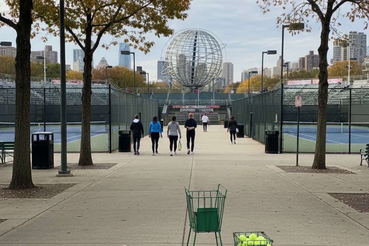 New York City experience scene for Where Ben Shelton Might Train in NYC: Public Tennis Courts Guide