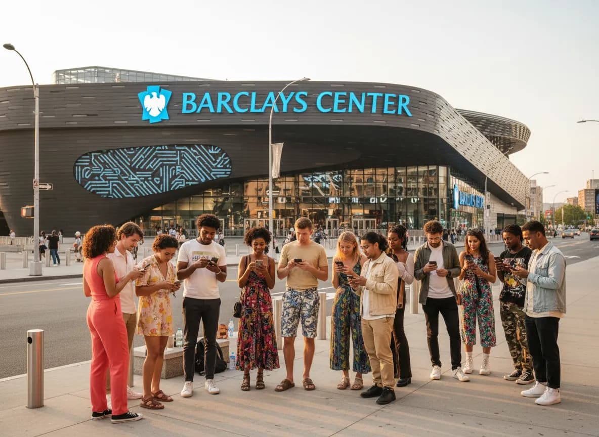 Bright Brooklyn sports-social meetup before a WNBA watch route
