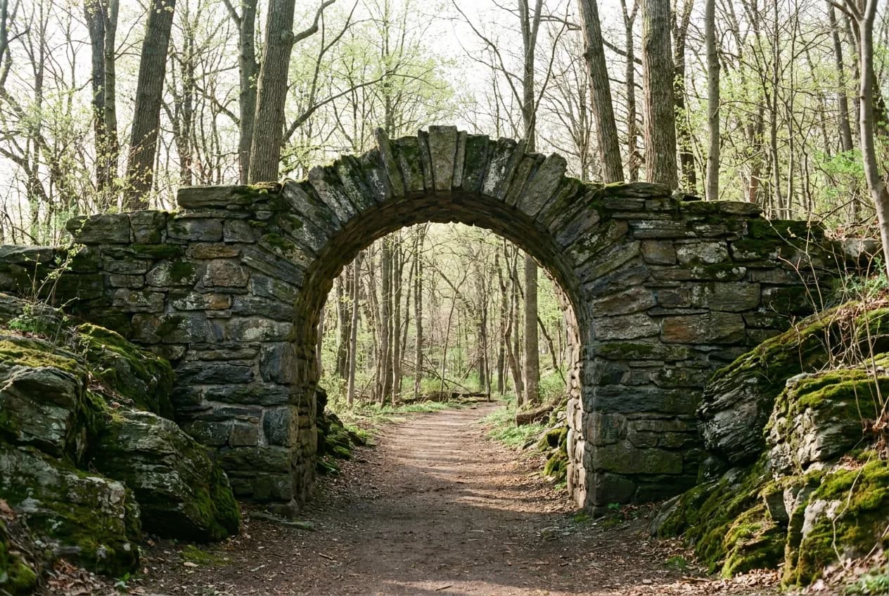 Inwood Hill Park in Inwood, New York City — cover photograph
