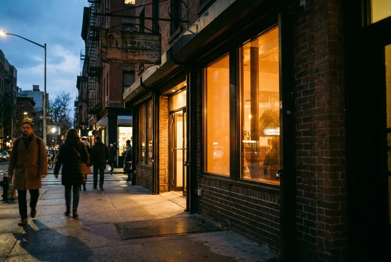 Ruffian in East Village, New York City — cover photograph