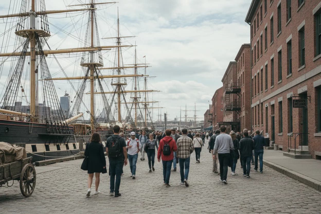 New York City experience scene for NYC Maritime History: Discovering Real Pirates at South Street Seaport Museum