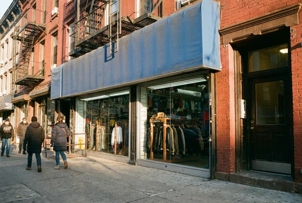 L Train Vintage in East Village, New York City — cover photograph