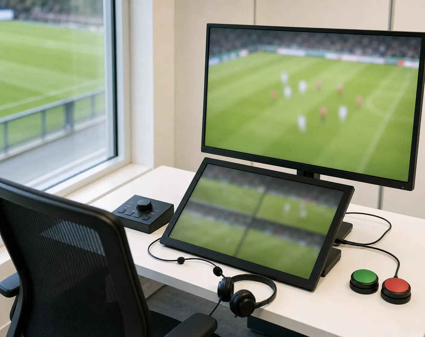 Bright realistic generic VAR workstation image