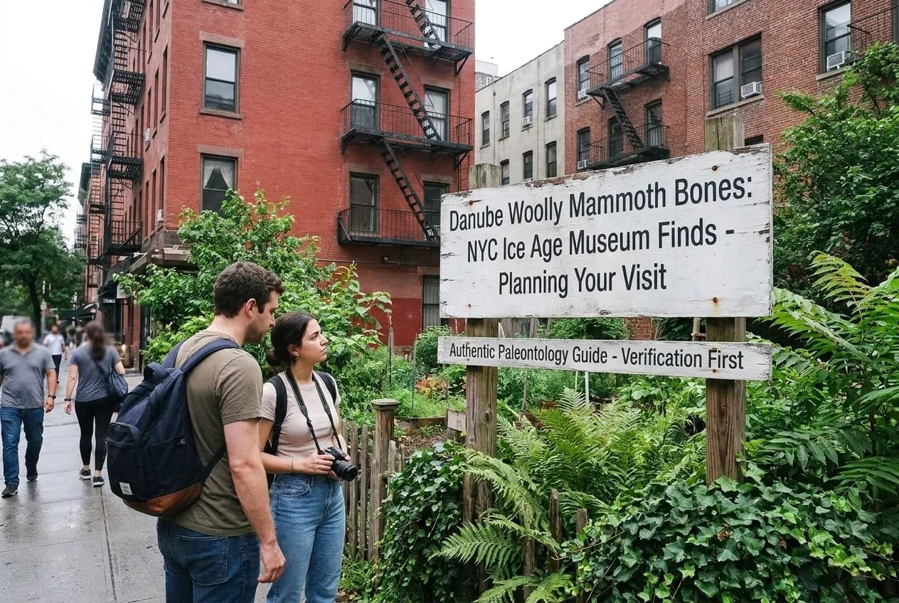 Cover for Danube Woolly Mammoth Bones: NYC Ice Age Museum Finds in NYC