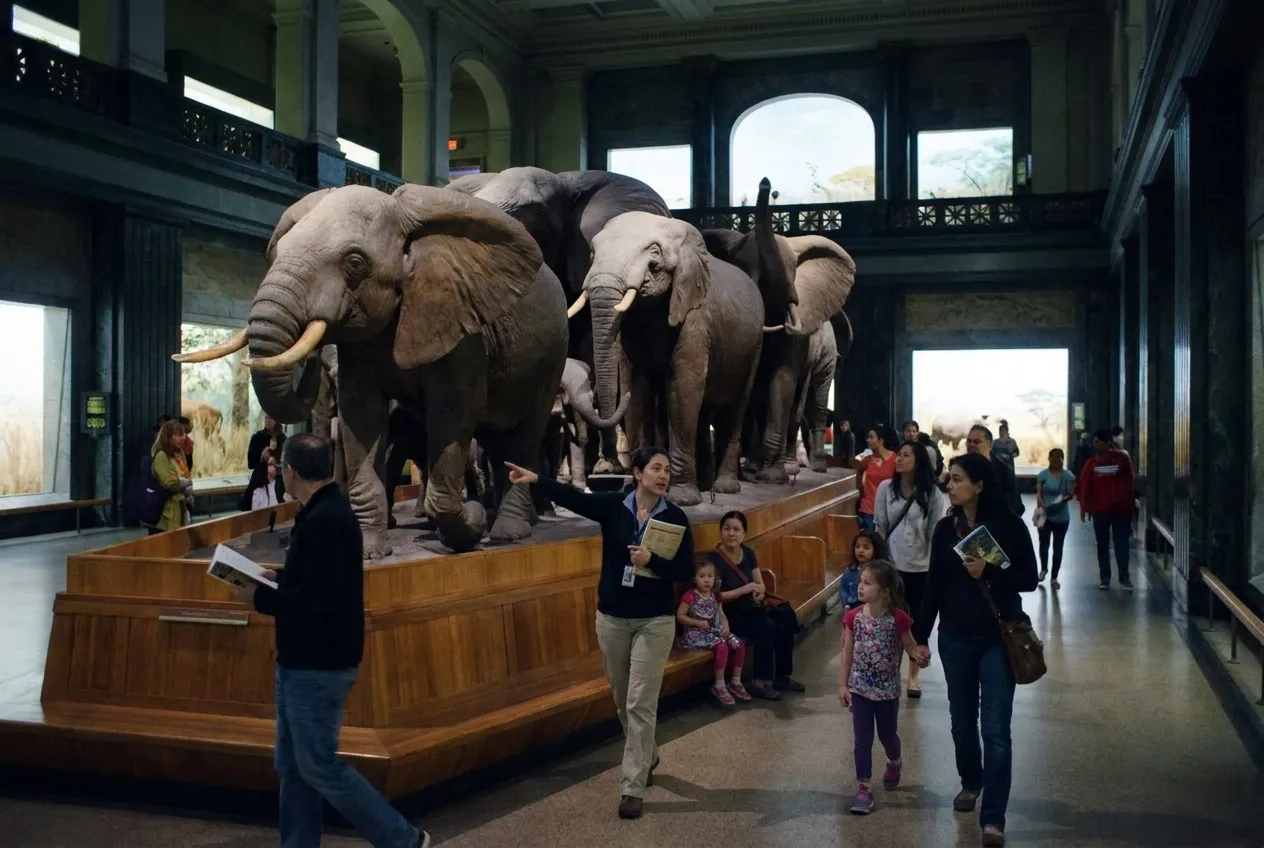 Editorial detail for Danube Woolly Mammoth Bones: NYC Ice Age Museum Finds in NYC