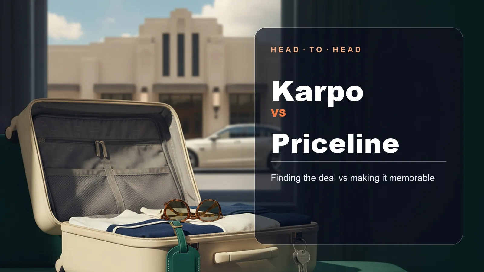 Editorial comparison of Karpo and Priceline