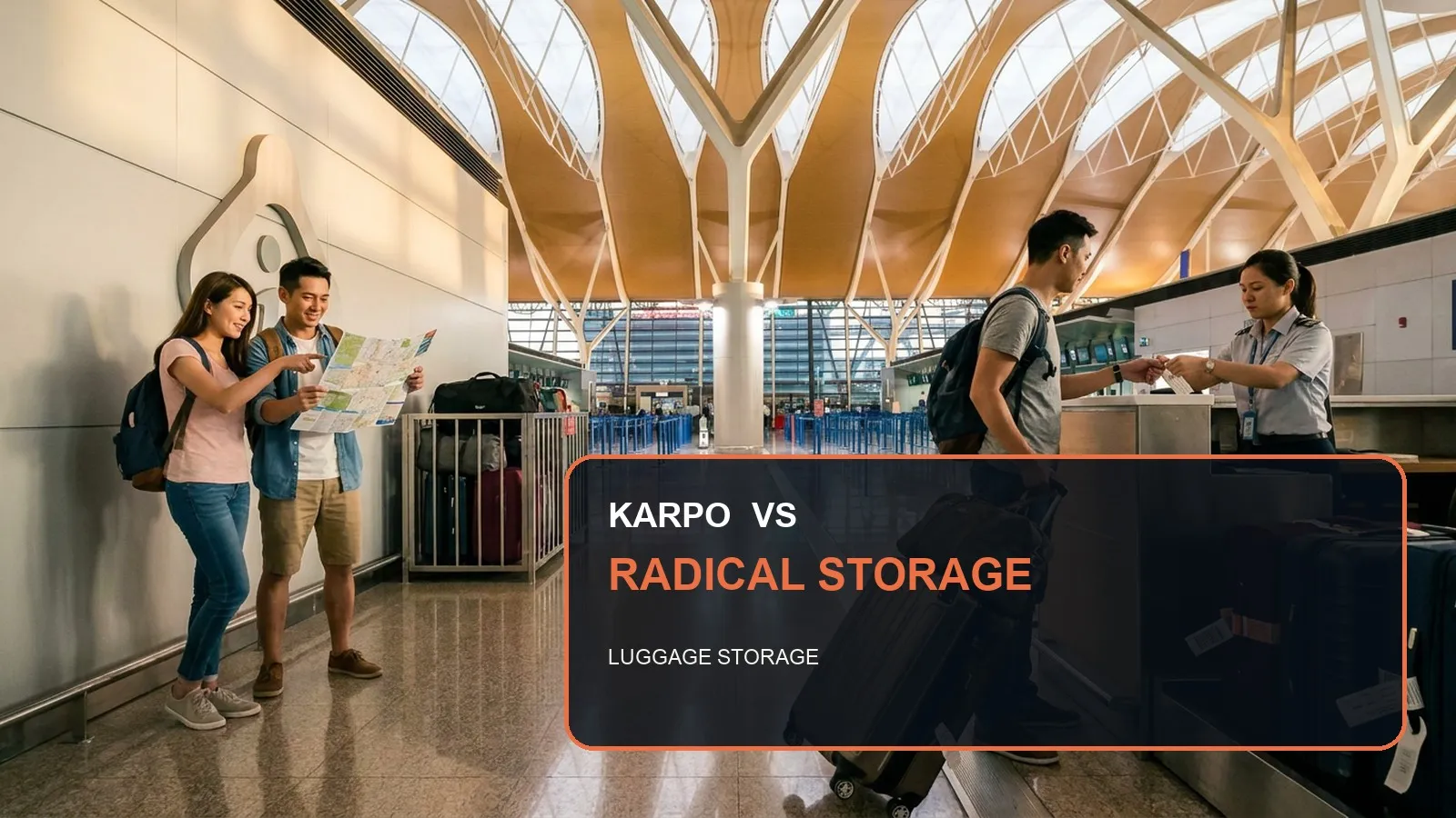 Karpo versus Radical Storage in a photorealistic editorial comparison.