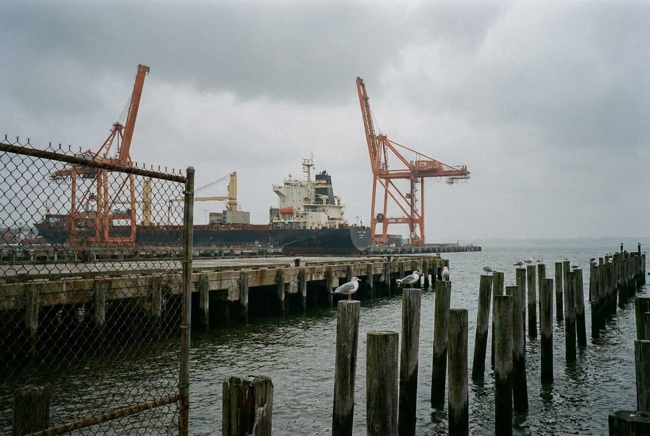 The Red Hook Waterfront Walk from Pier to Pier Ends Where the Ferries Don't Run - scene