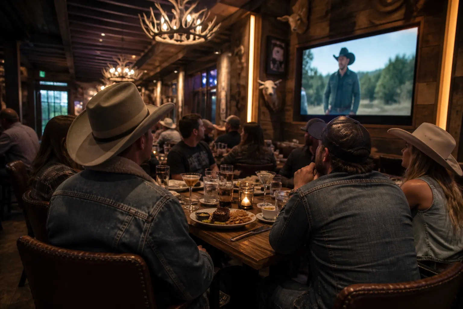 Local scene for Landman Season 3 Delay Taylor Sheridan: LA Western-Themed Restaurant TV Discussion Spots in Los Angeles
