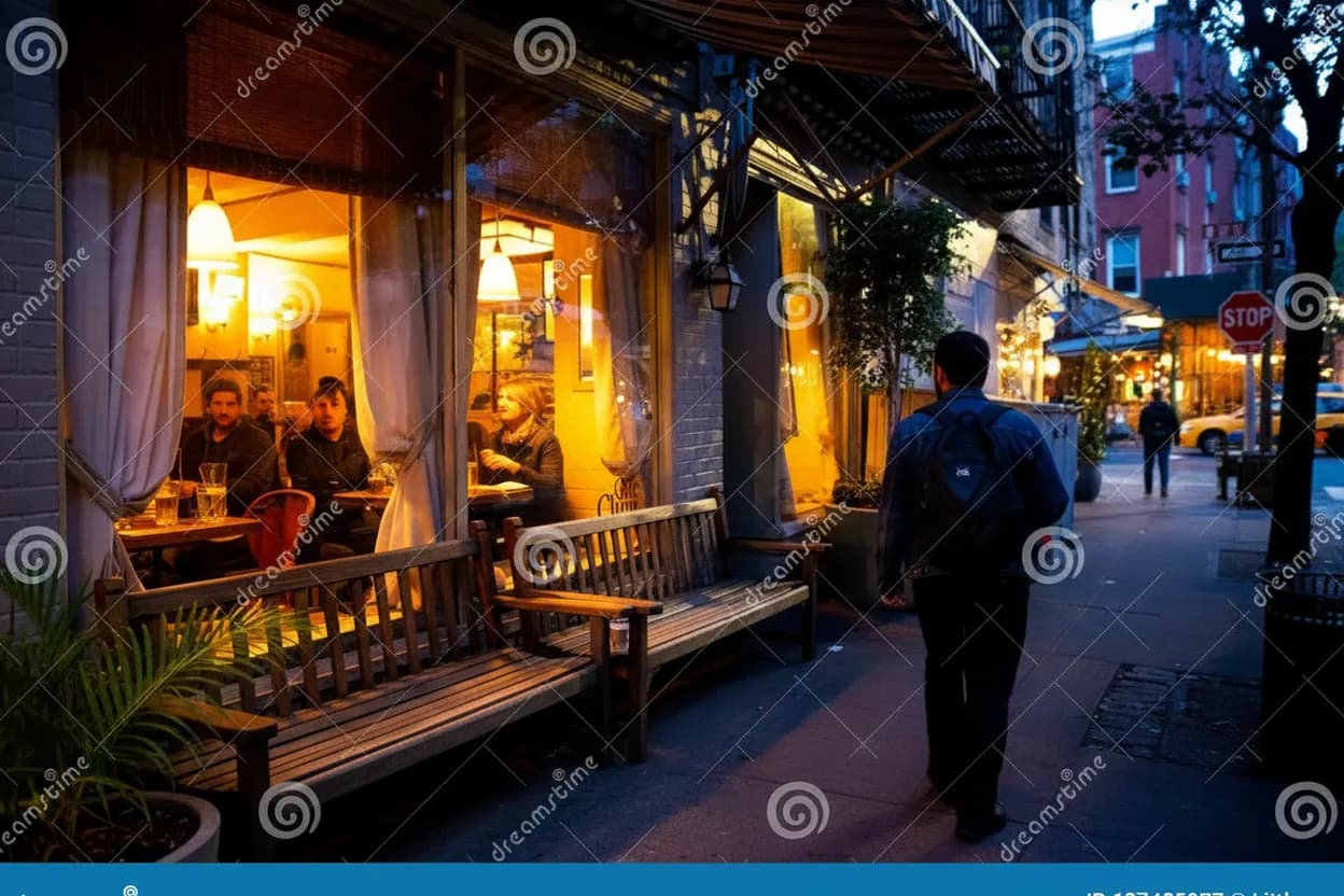 NYC experience scene for Naks in the East Village for a Spicy Dinner Before a Small-Show Night