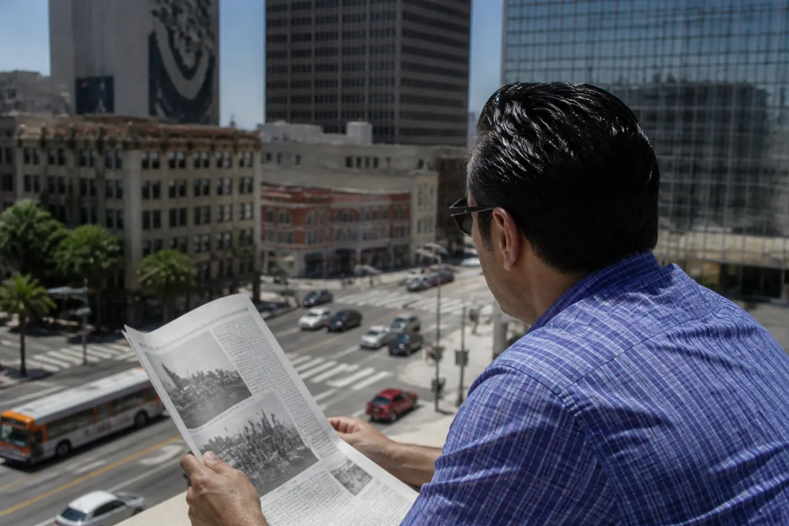 Cover for trump hegseth camp david meeting: LA Newspaper Archive Source Comparison in Los Angeles