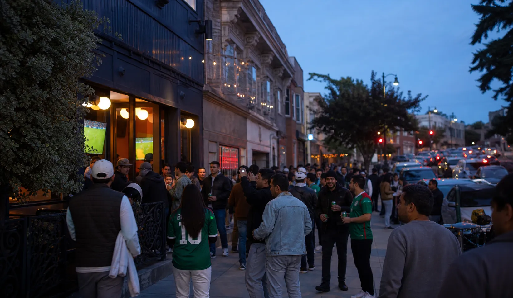 Cover for nashville sc - león: Mission District Soccer Bar Density Map in San Francisco