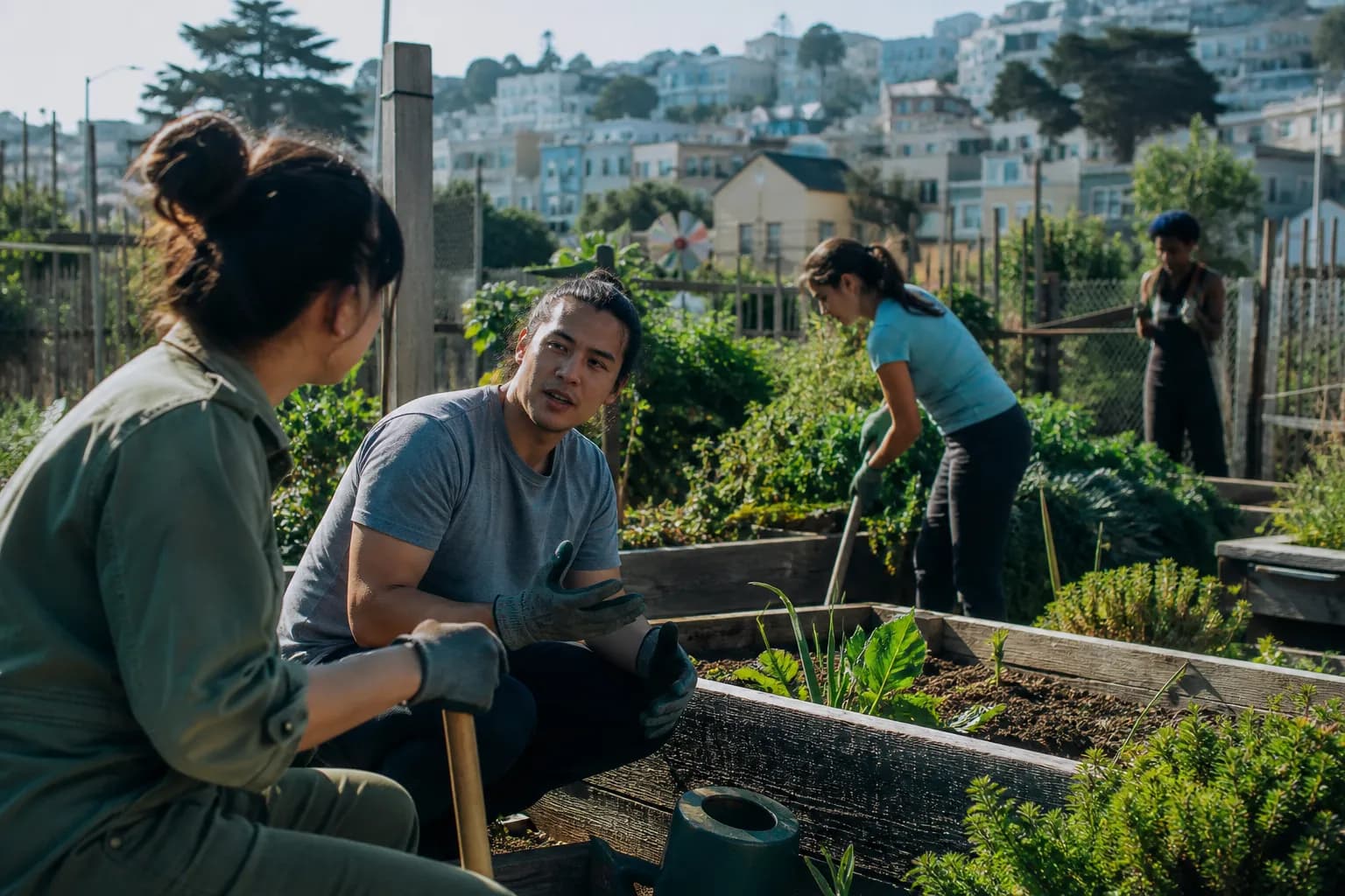 Local scene for Sounders Match Result: SF Community Garden Volunteer Orientation Schedule in San Francisco