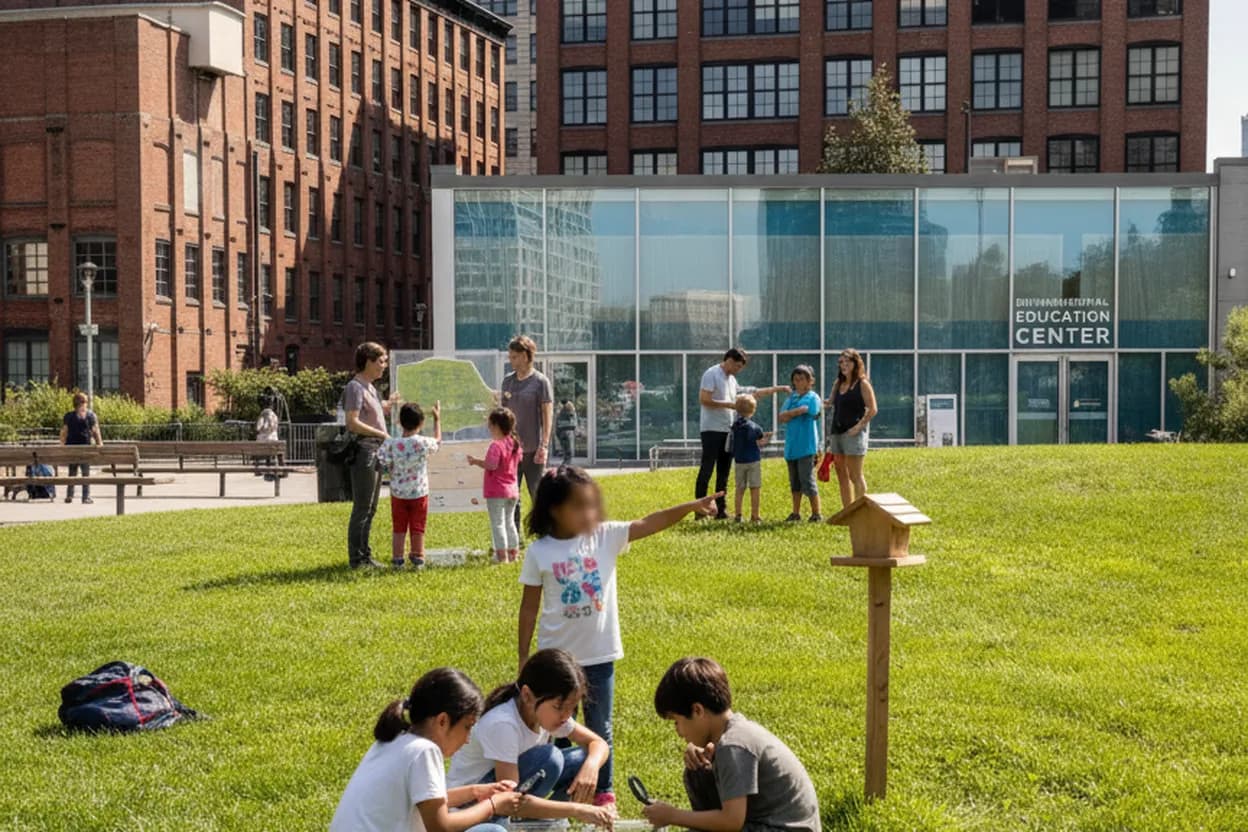 Cover scene for Brooklyn Bridge Park Plankton Exploration When Kids Want Water Science, Not Another Playground
