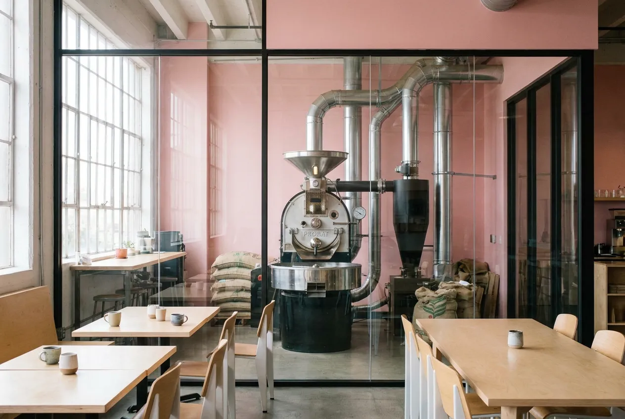 Cafe Reveille in Multiple (Mission), San Francisco — scene photograph