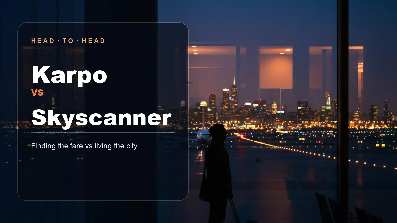 Editorial comparison of Karpo and Skyscanner