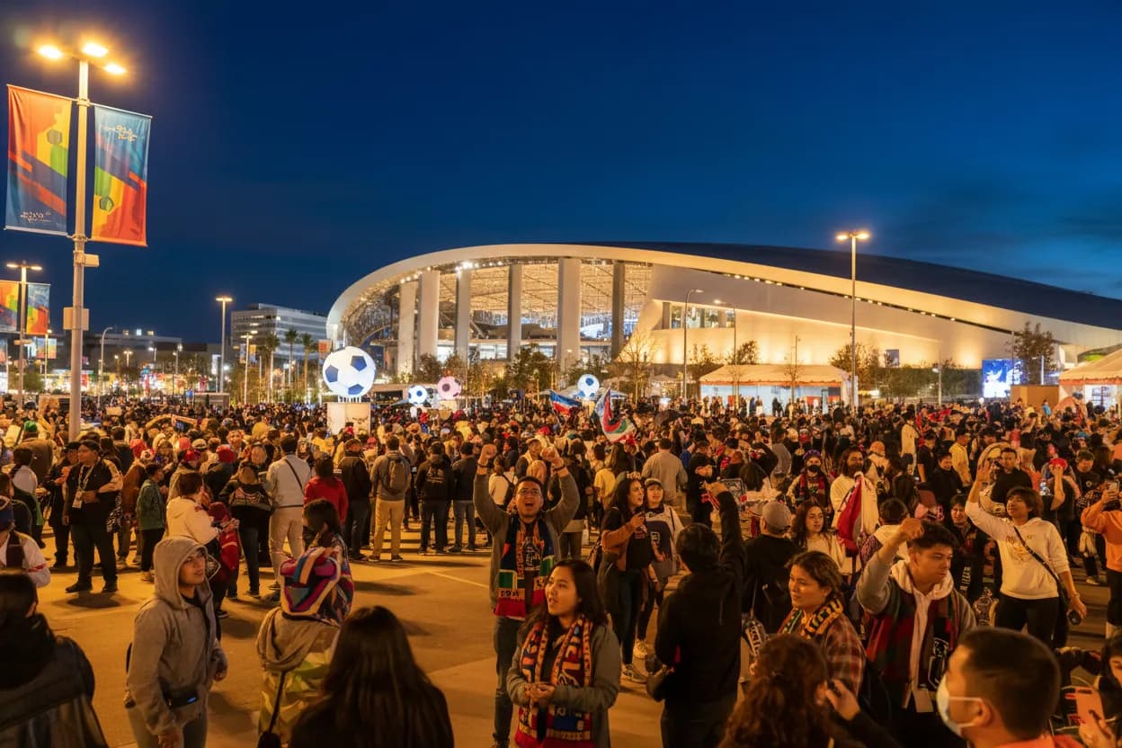SoFi Stadium: Inglewood Night Route route image