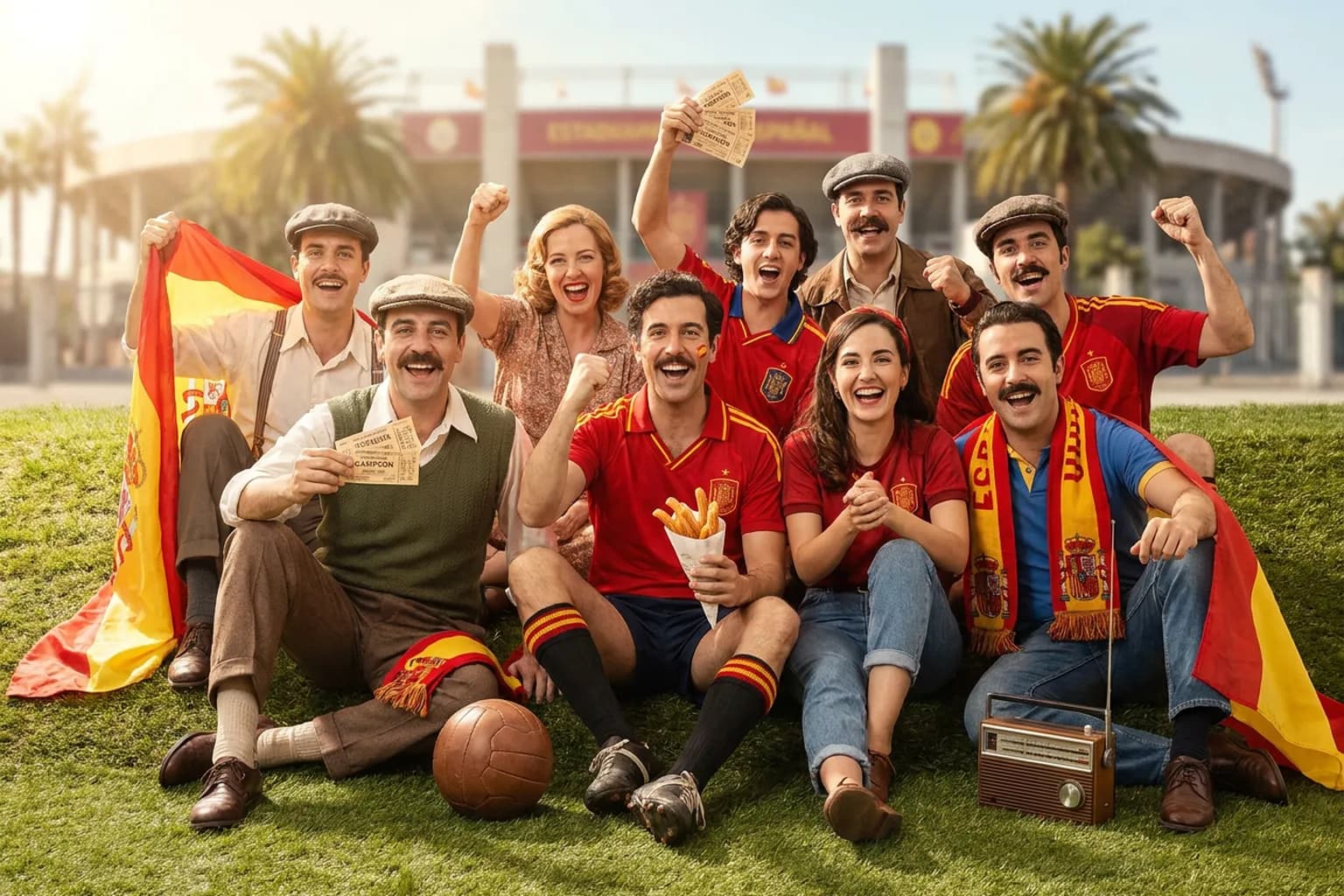 A bright practical scene for spain won its second crown on north american soil.