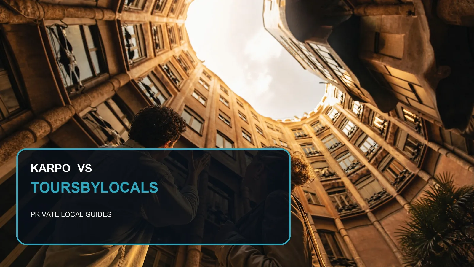 Karpo versus ToursByLocals in a photorealistic editorial city comparison.