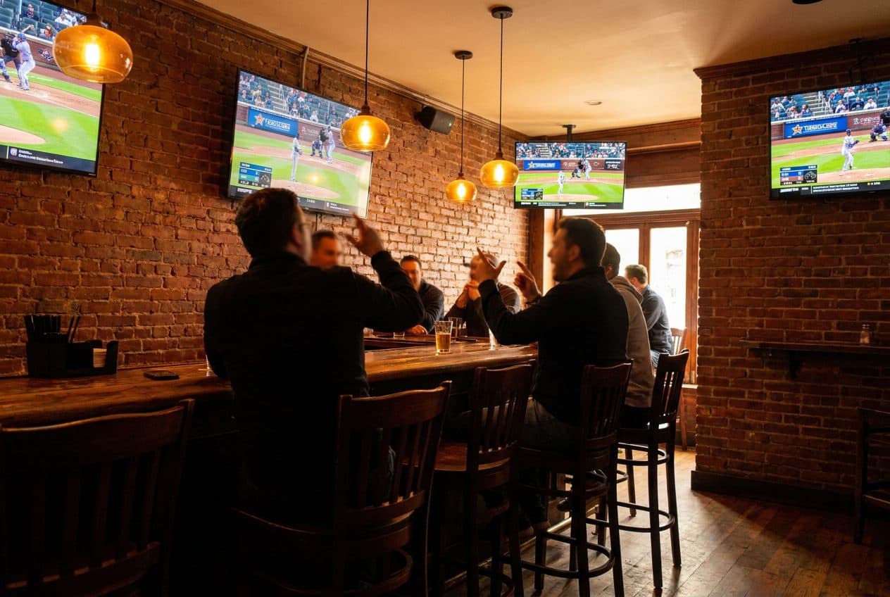 Union Grounds sports bar interior Carroll Gardens Brooklyn