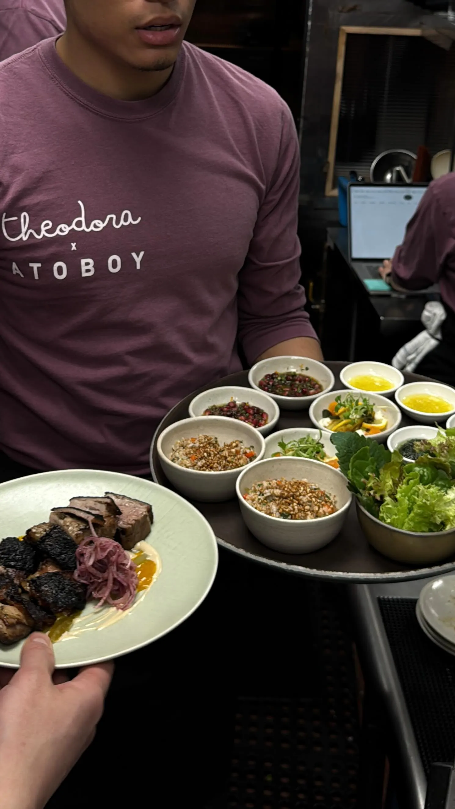 Atoboy: The casual room from the same kitchen — three courses, one open table