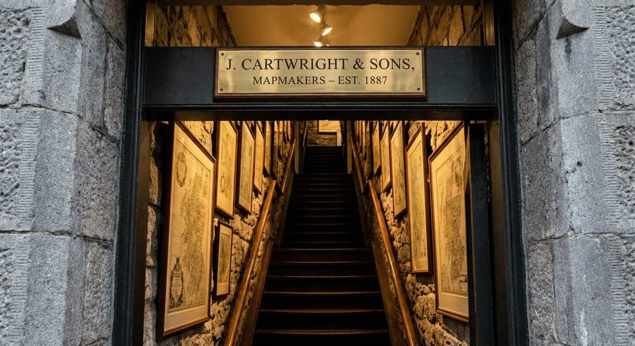 Antique Map Dealer in a SoHo Loft