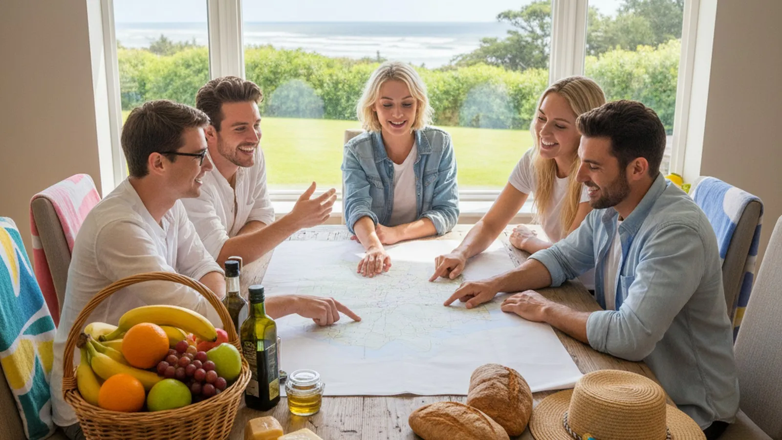 Real-world editorial scene showing Karpo's proactive local planning compared with Vrbo